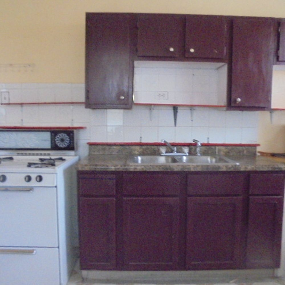 4414 N. Hamilton Ave.: As bought · kitchen